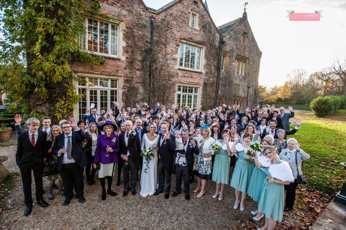 rachel lambert photography maunsel house wedding group shot