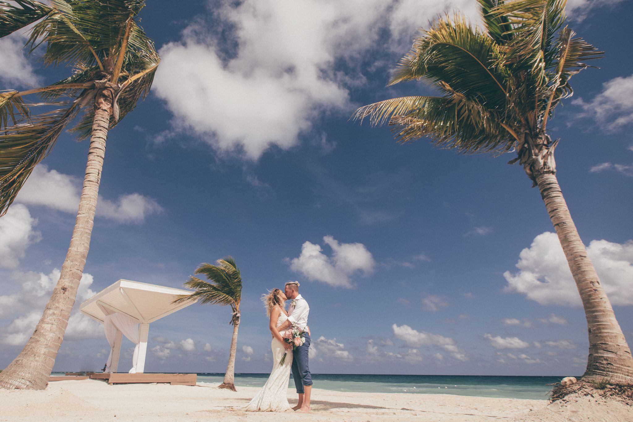 Lauren and Sam Post Wedding Beach Shoot Jamaica