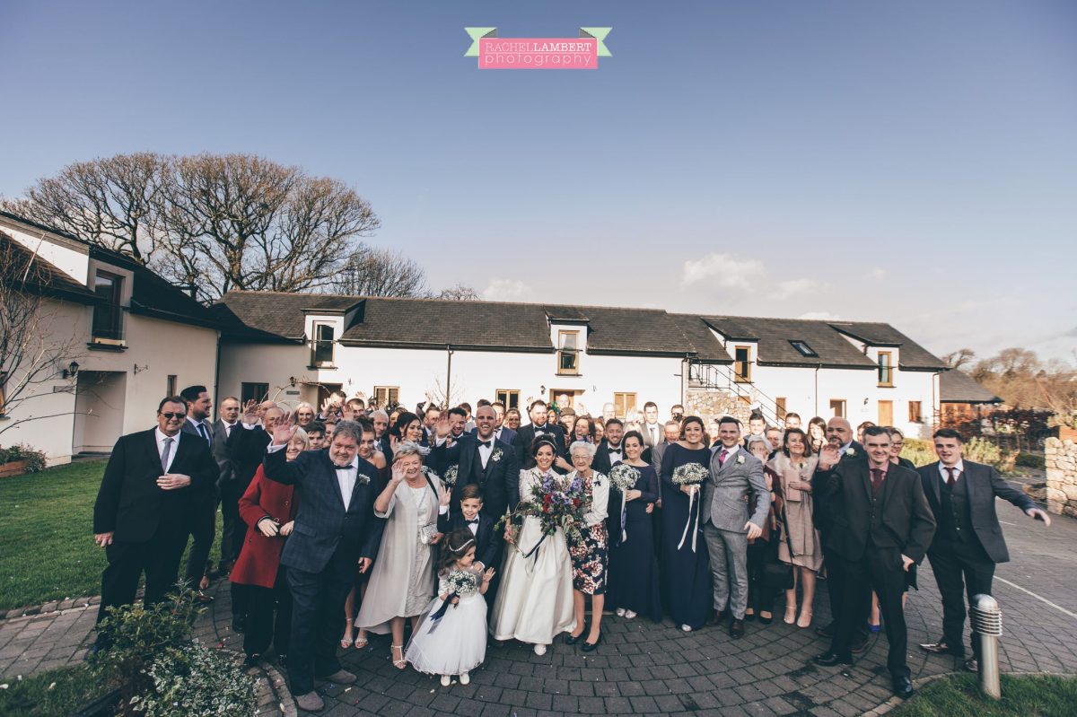 group shot of guests at oldwalls