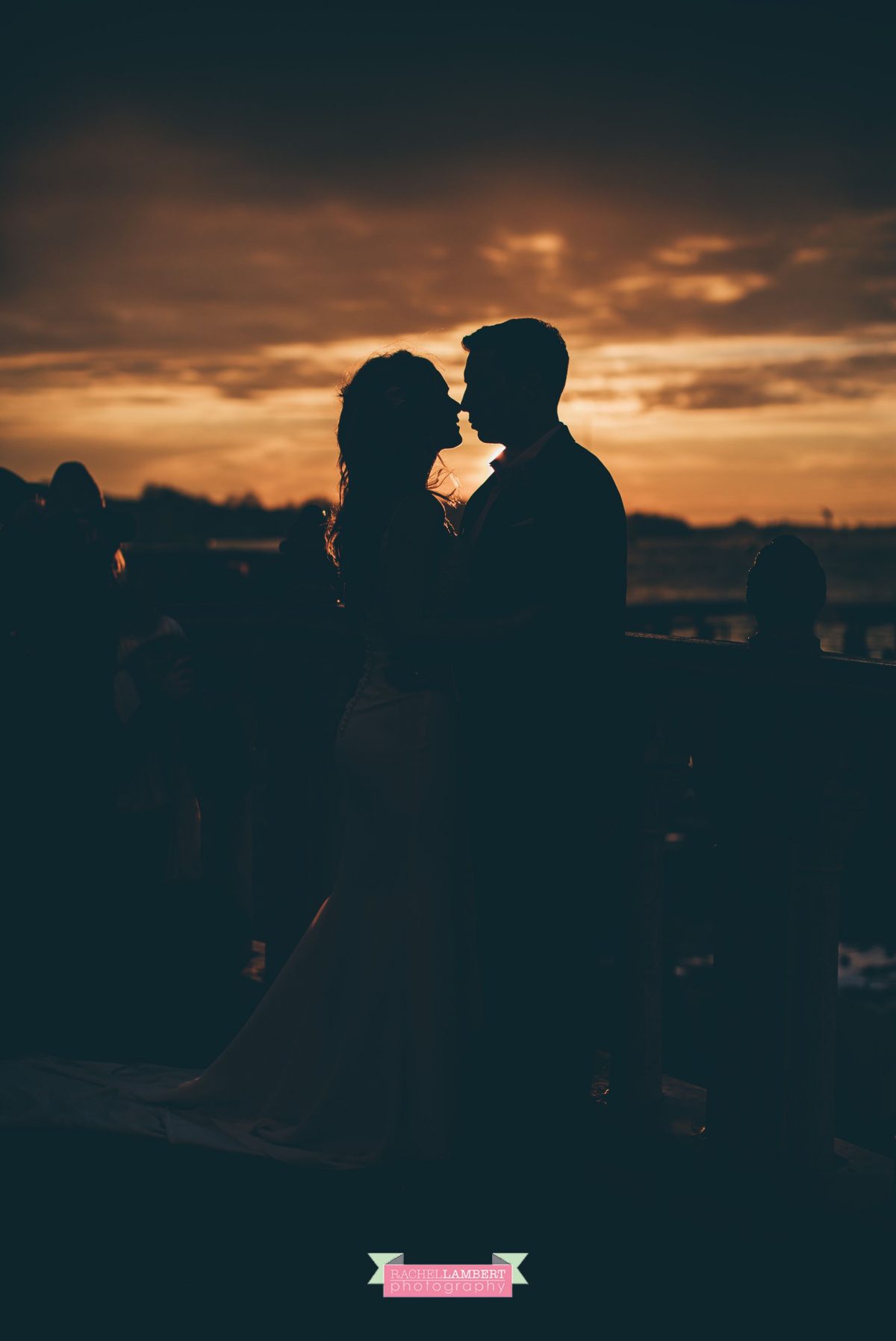 bride and groom sunset Venice italy