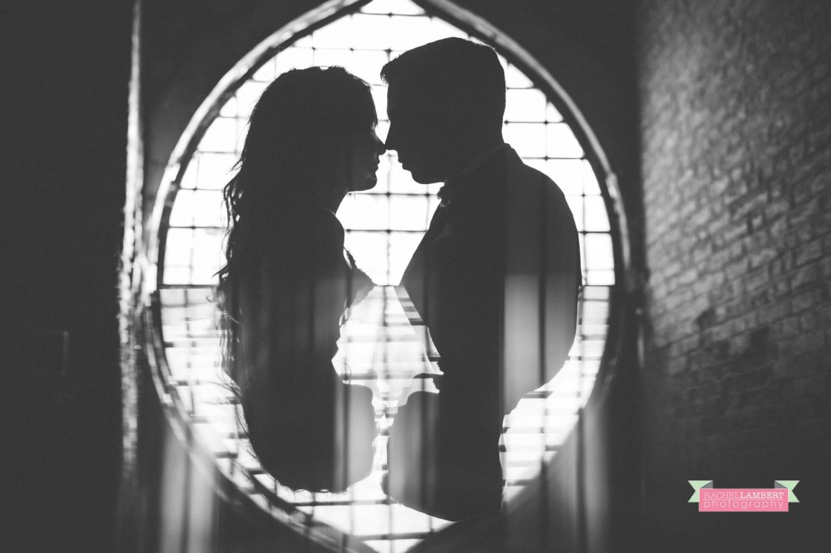 bride and groom silhouette Venice italy