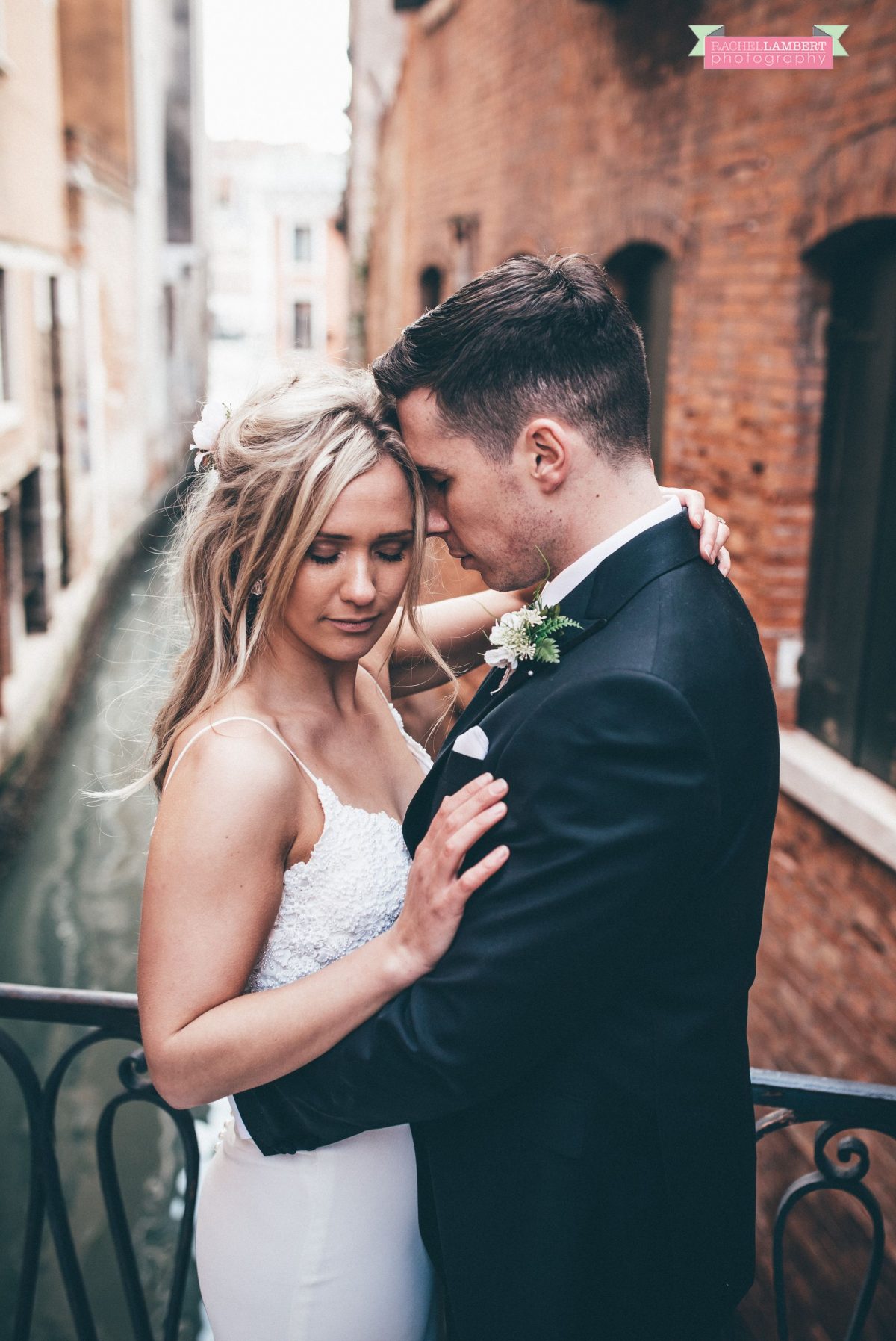 cwtch destination wedding photography workshop bride and groom canal