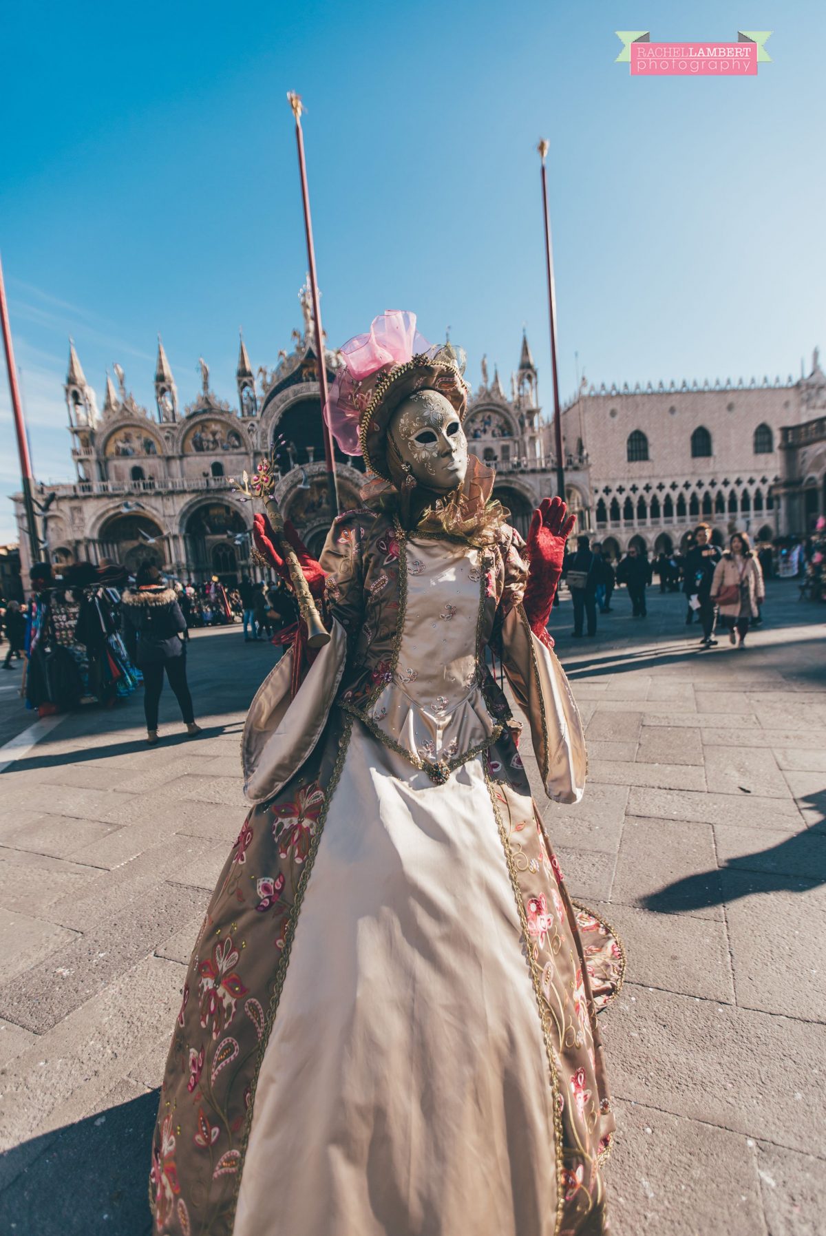 venice mask festival st marks square italy