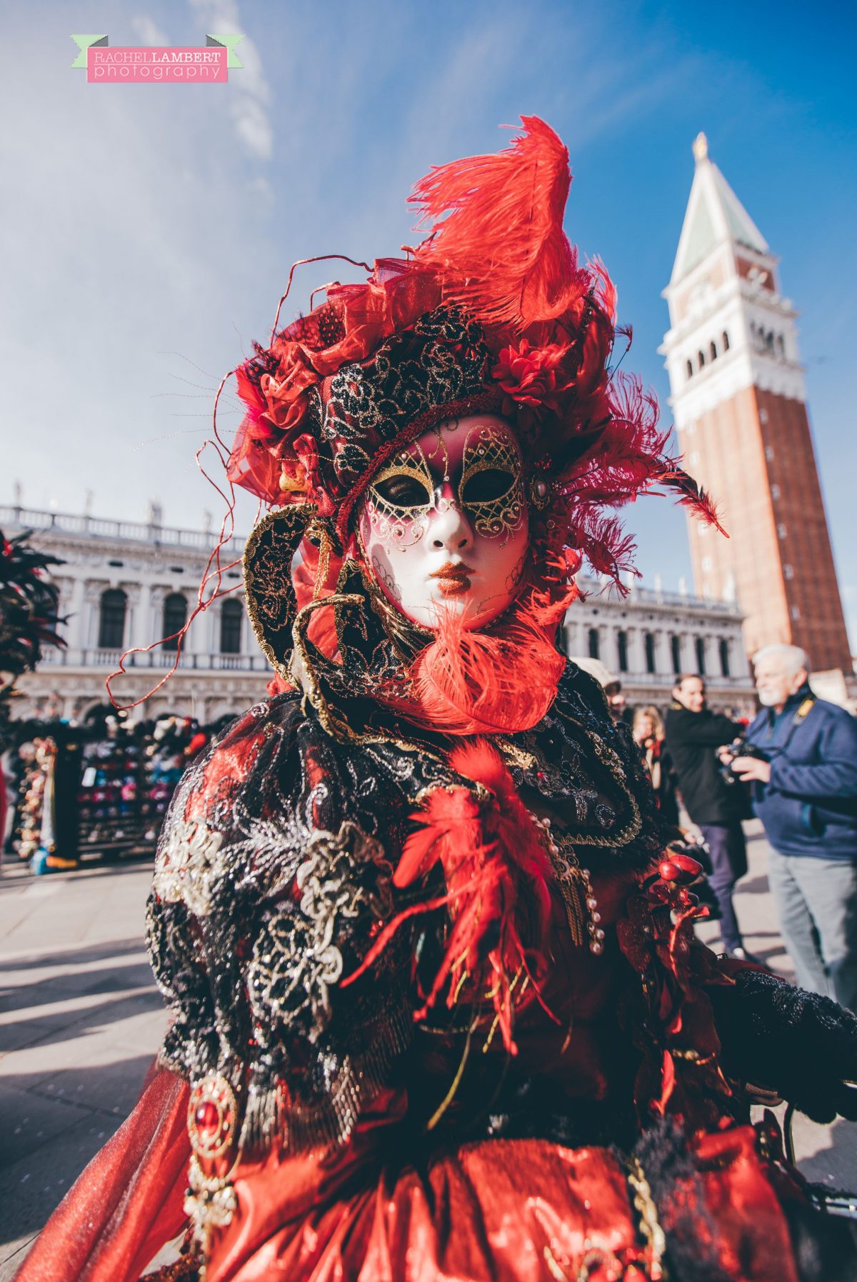 venice mask festival st marks square italy portrait