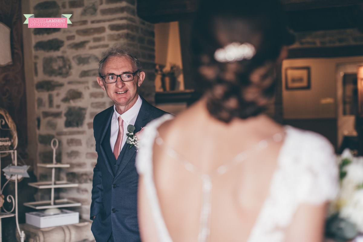 wedding in italy cortona tuscany villa san crispolto dad seeing bride for first time