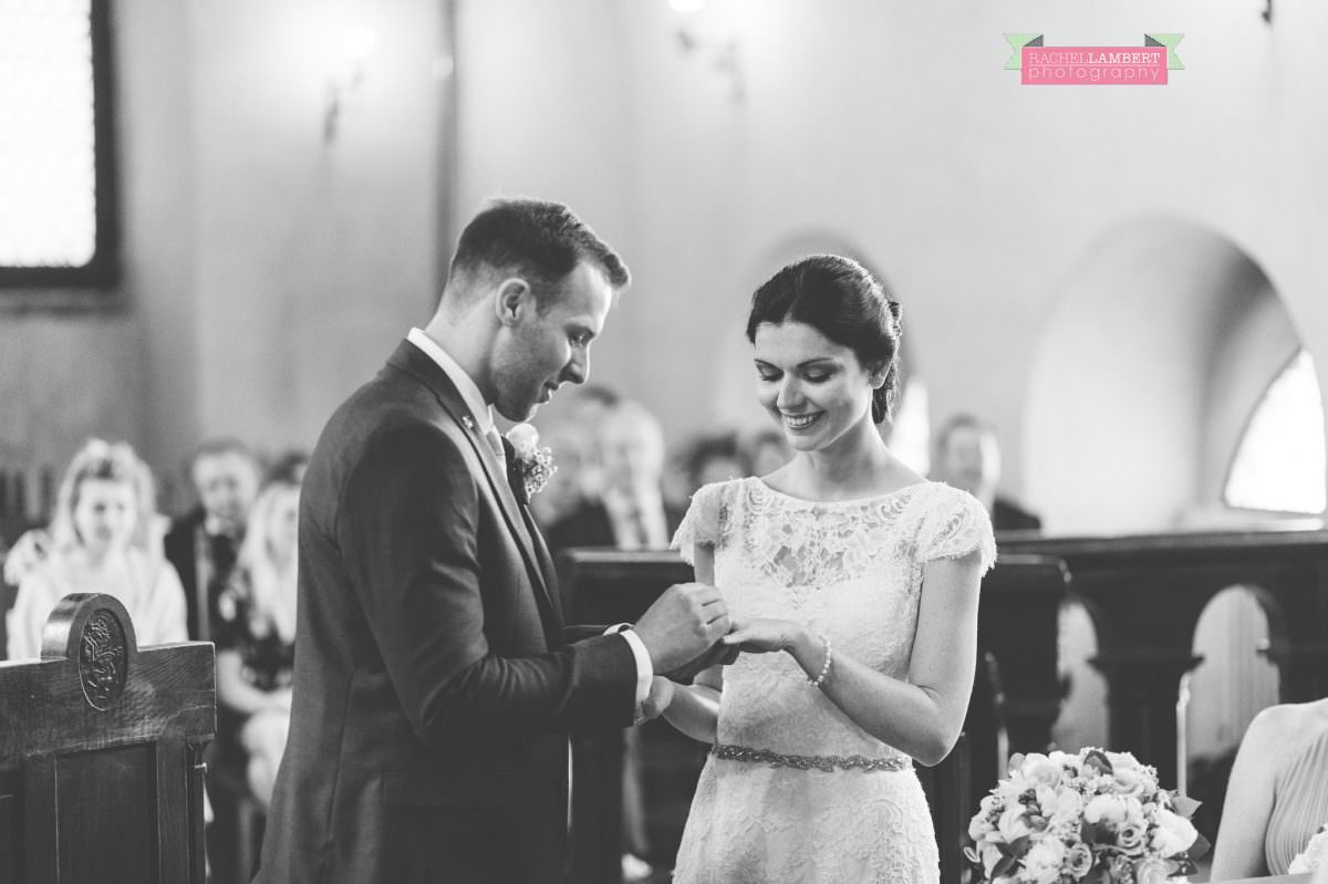 bride and groom portrait wedding in italy colour cortona tuscany black and white town hall rings