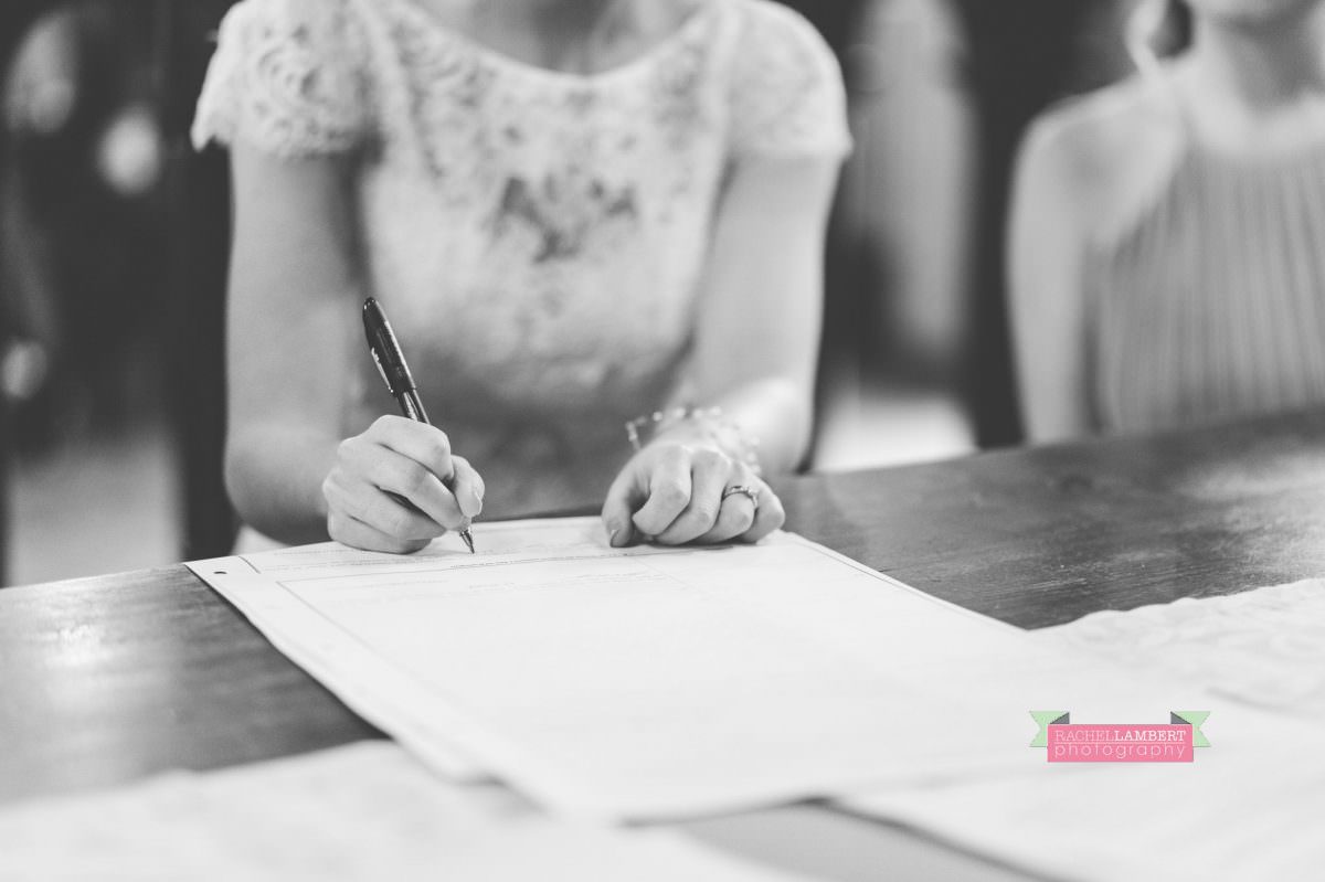 bride and groom portrait wedding in italy colour cortona tuscany black and white town hall signing the register
