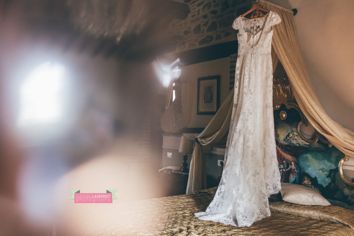  wedding in italy cortona tuscany villa san crispolto the dress