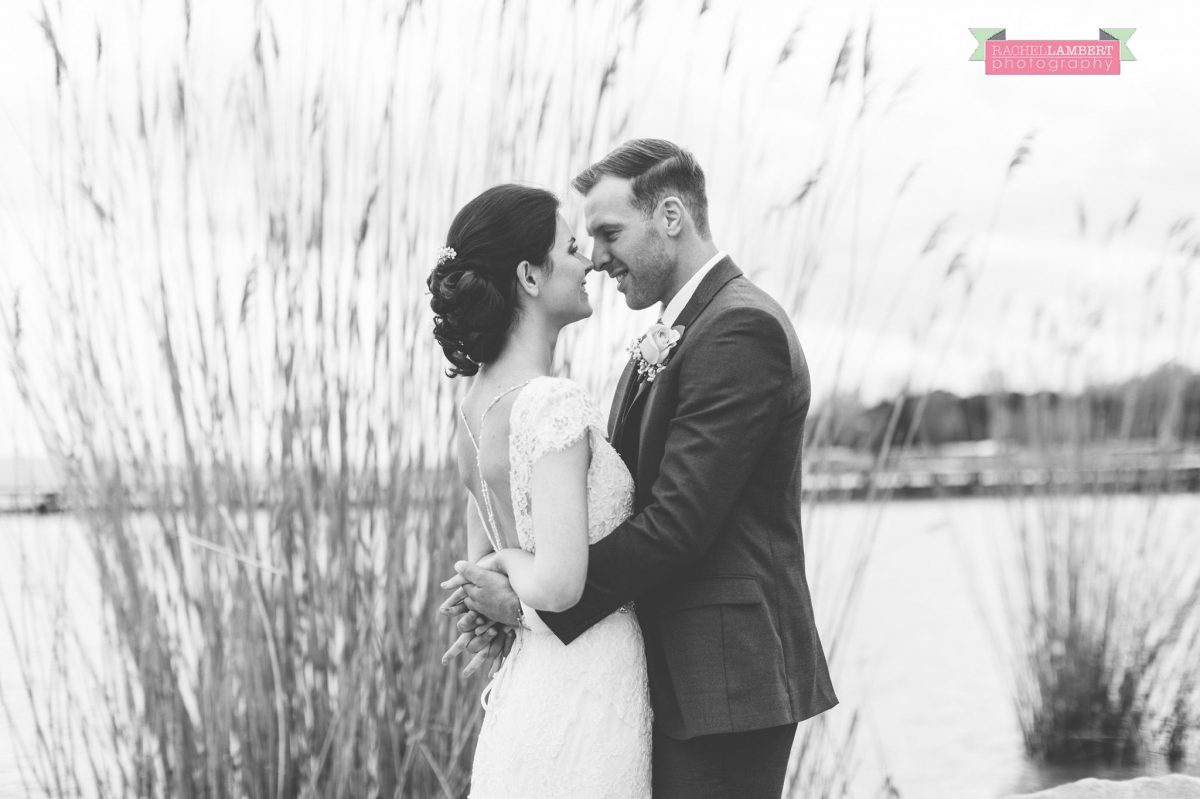 bride and groom portrait wedding in italy black and white
