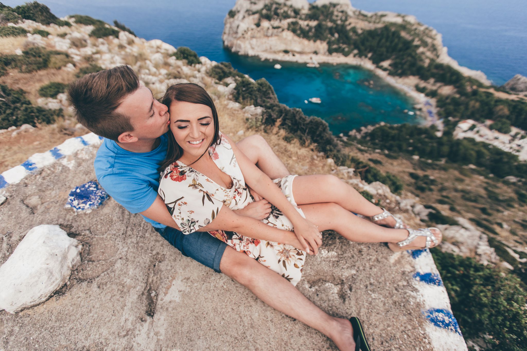 Jess and Geraint Engagement Shoot Rhodes Greece