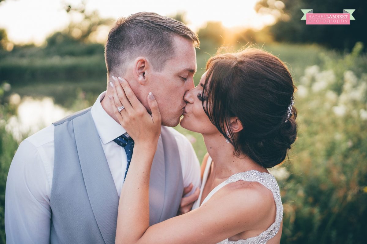 Rachel Lambert Photography llanerch vineyard wedding photographer bride and groom golden hour couple shots