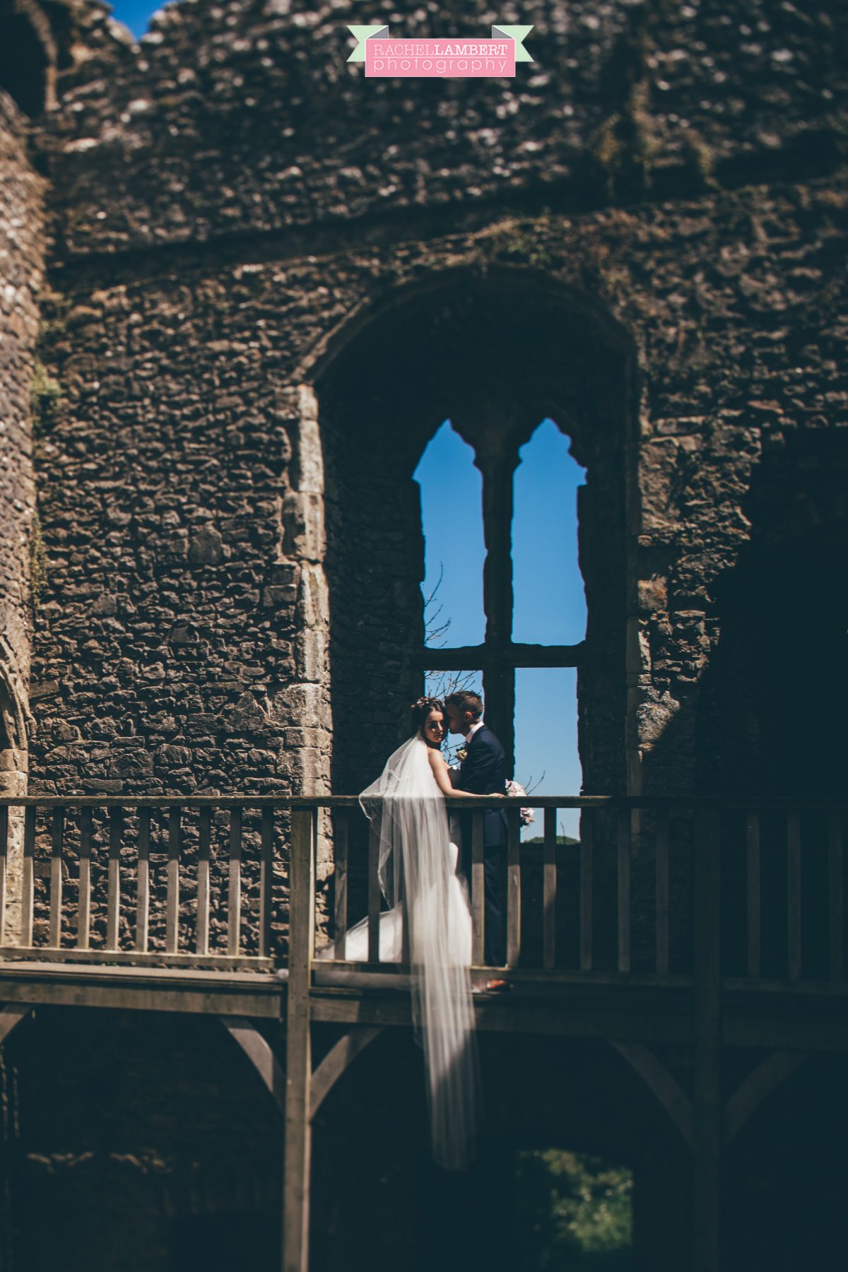 olwalls wedding photographer rachel lambert photography bride and groom weobley castle