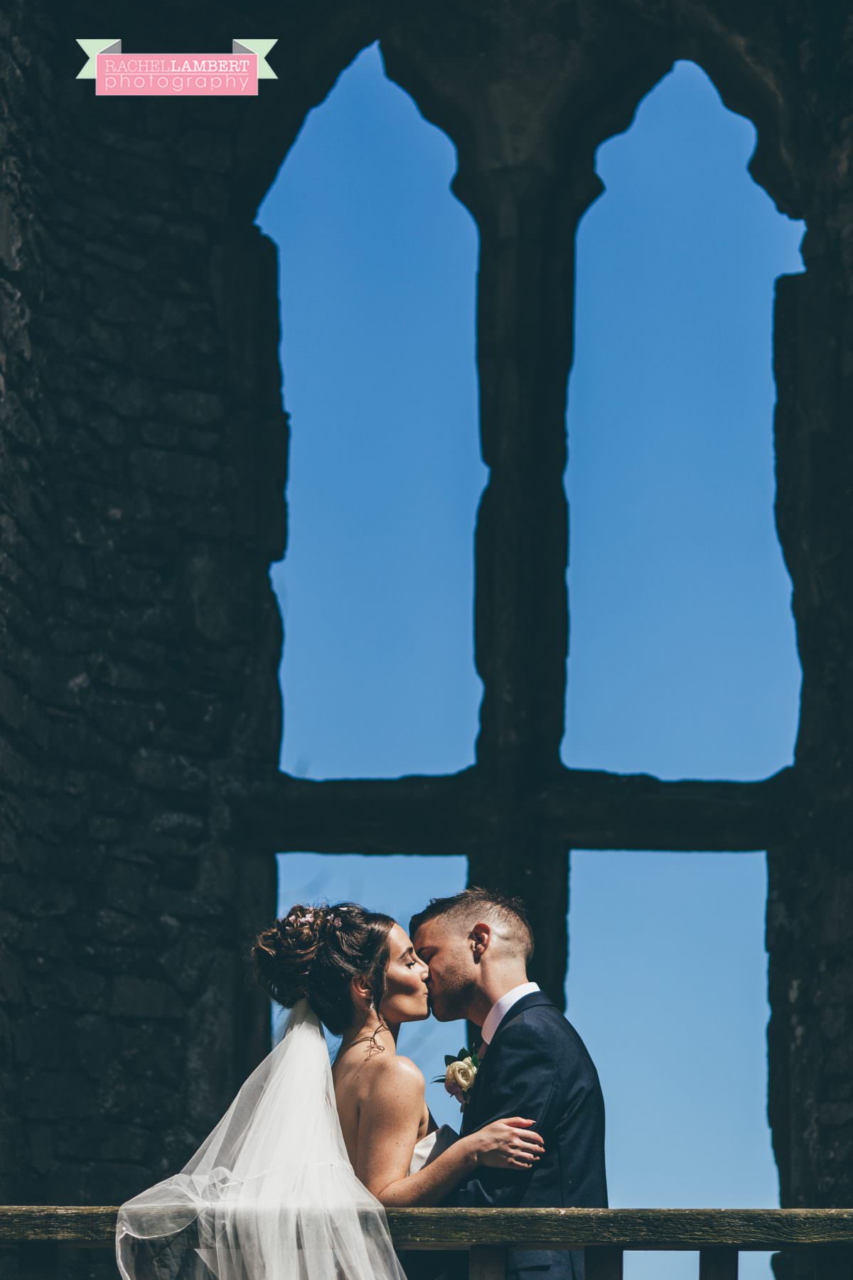 olwalls wedding photographer rachel lambert photography bride and groom weobley castle