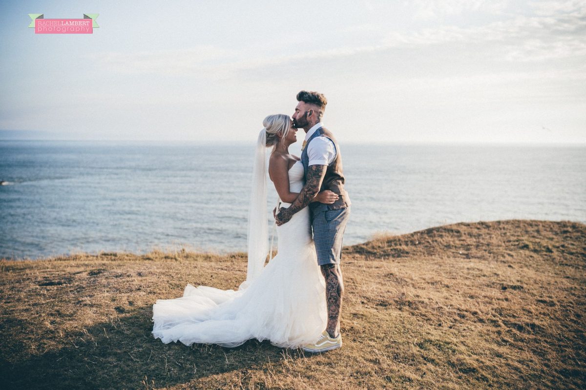 rachel lambert photography post wedding shoot southerndown beach sony alpha bride and groom golden hour