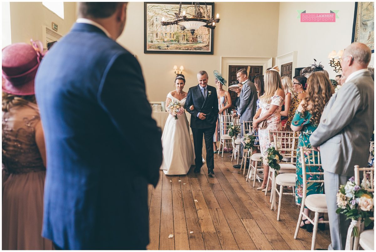 elmore court wedding photographer brides entrance