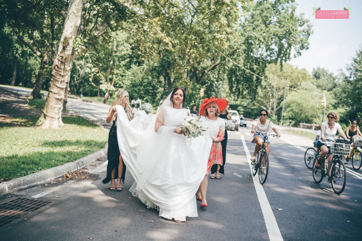 central park wedding photos