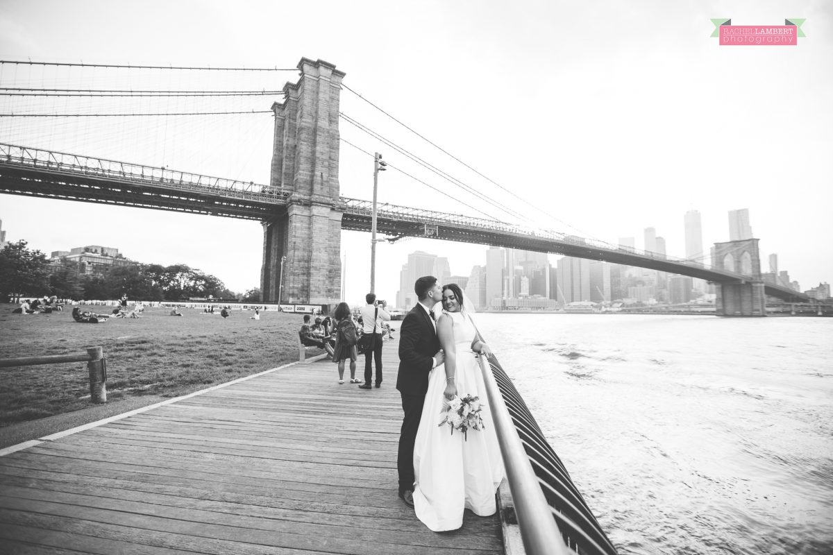 rachel lambert photography new york wedding photos bride and groom brooklyn bridge
