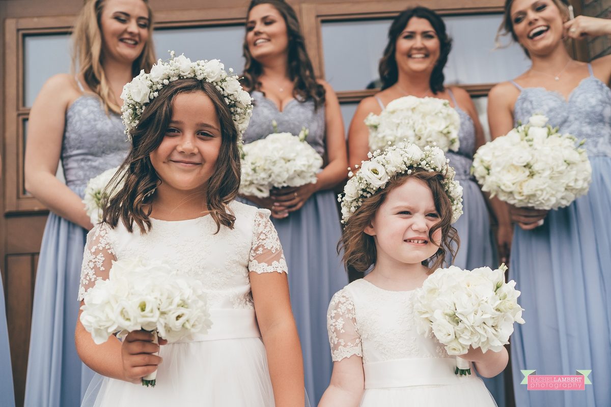 oldwalls wedding photographer flower girls