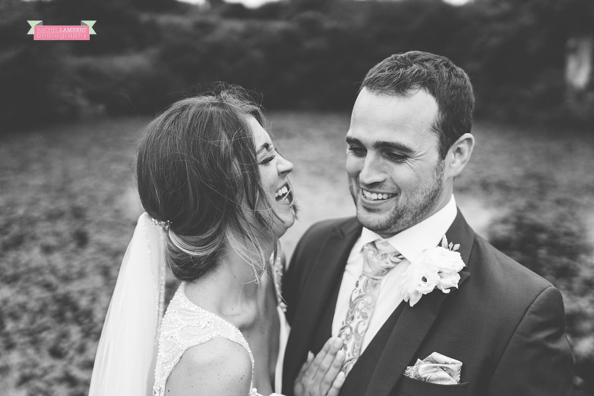 oldwalls wedding photographer bride and groom laughing