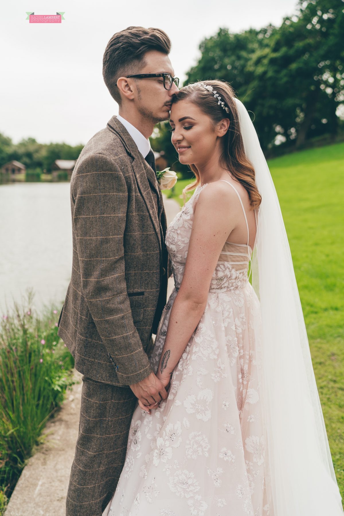 canada lake lodge bride and groom couple shots hailey paige bridal gown