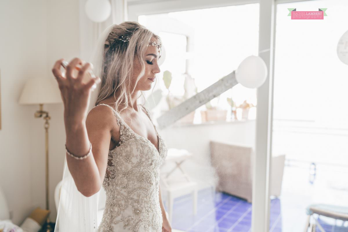 wedding photographer sorrento italy bride and groom chiostro di san francesco laura may bridal perfume