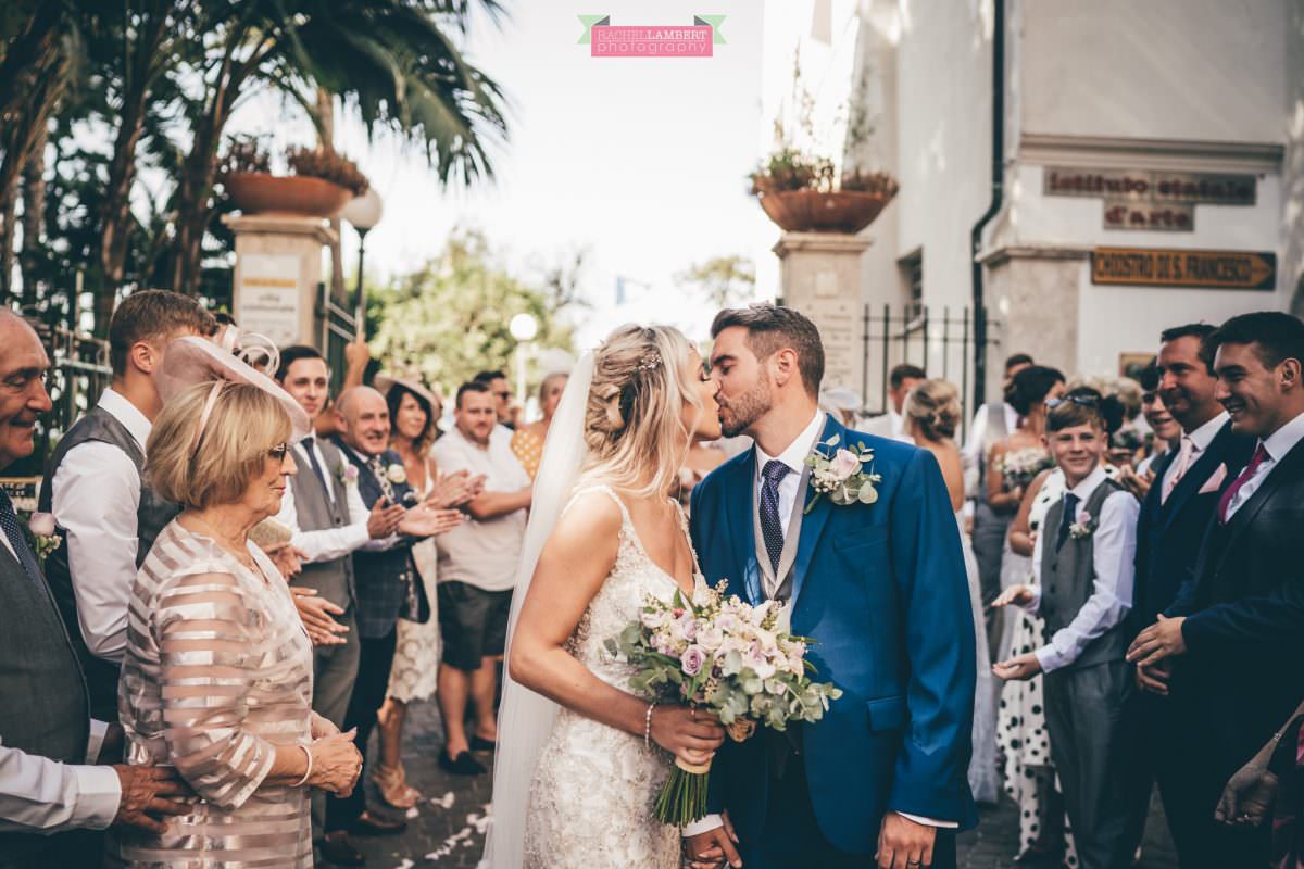 wedding photographer sorrento italy bride and groom chiostro di san francesco laura may bridal