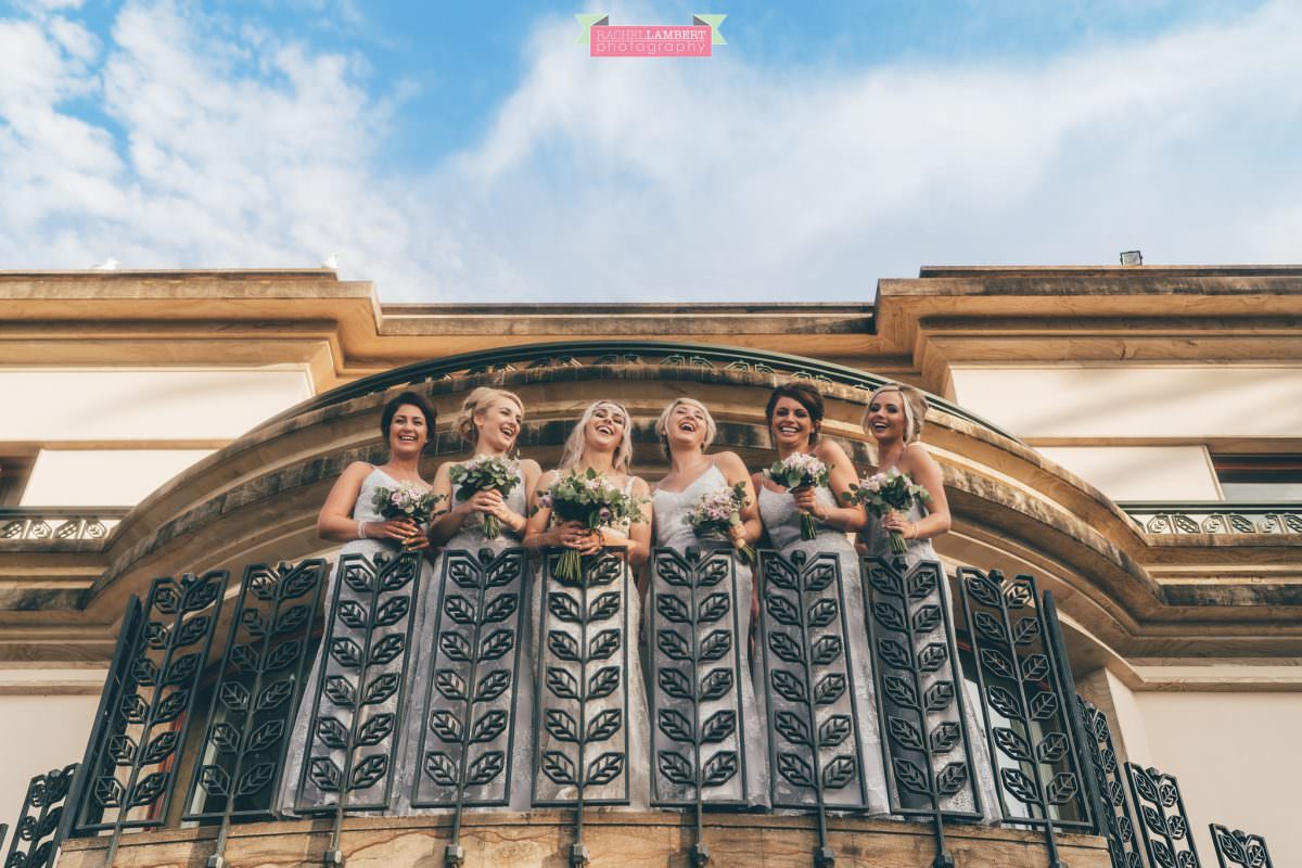 wedding photographer sorrento italy villa antiche mura bride and bridesmaids