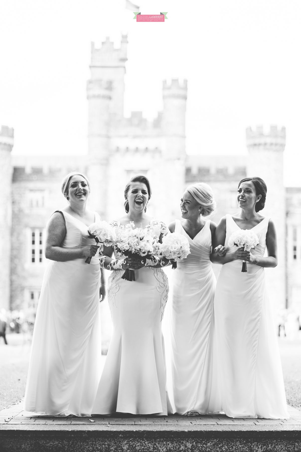 hensol castle wedding photographer bride and bridesmaids