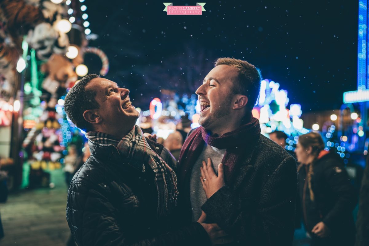 cardiff wedding photographer winter wonderland same sex couple 