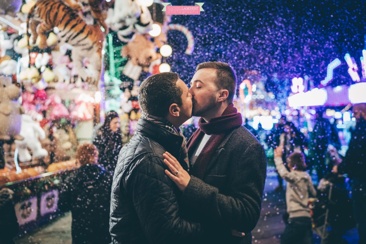 cardiff wedding photographer winter wonderland same sex couple