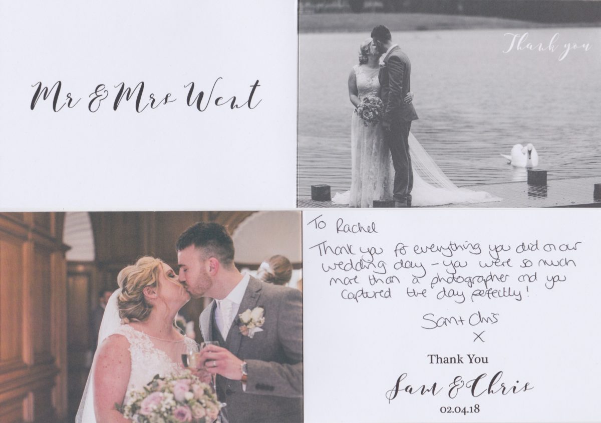 cardiff wedding photographer rachel lambert photography thank you cards love letters