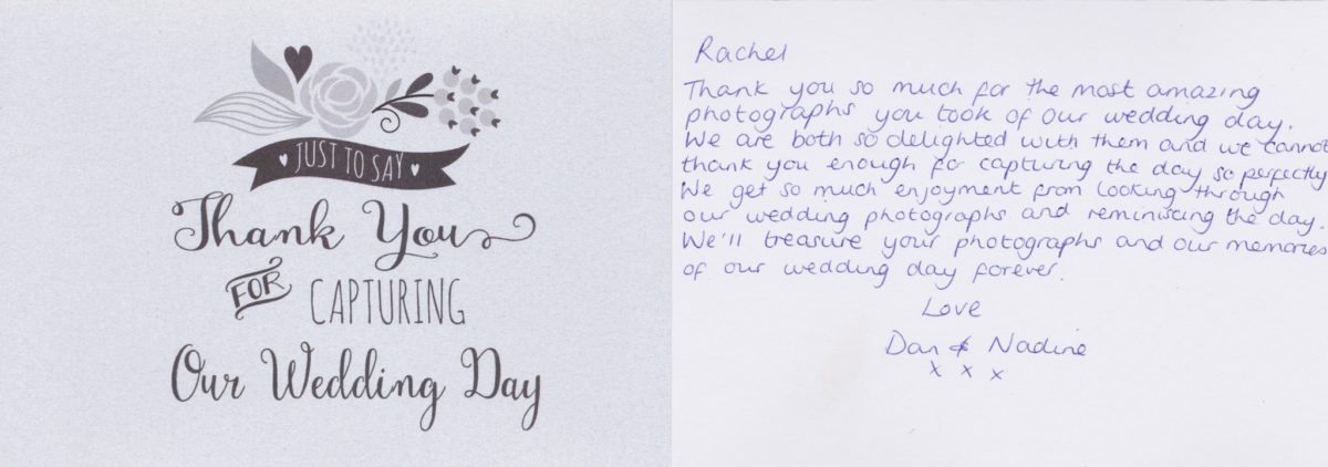 cardiff wedding photographer rachel lambert photography thank you cards love letters