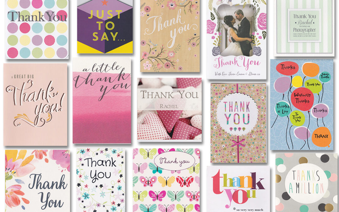 Thank You Cards – A big thank you from me to all of you!