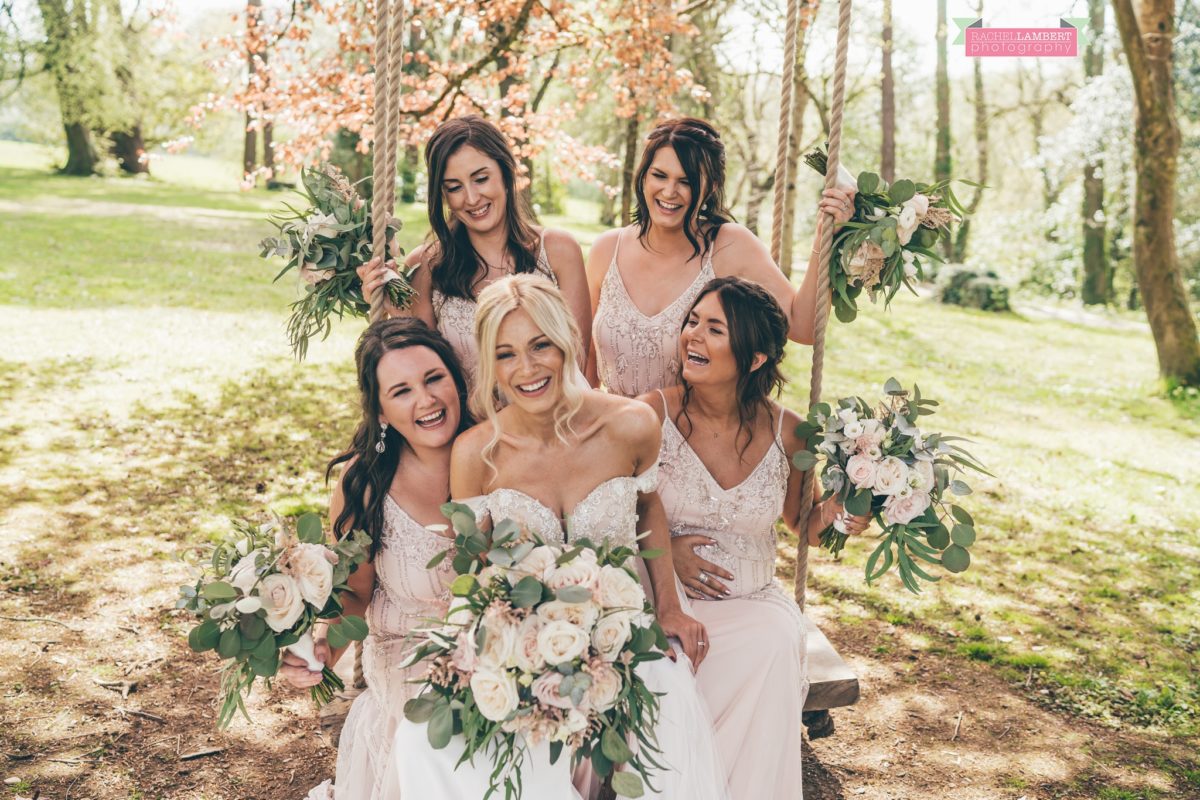 fairyhill gower rachel lambert photography bride and bridesmaids