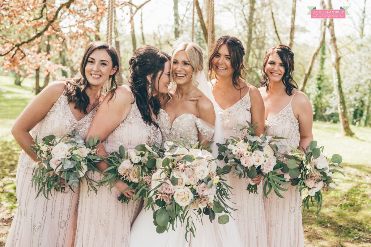 fairyhill gower rachel lambert photography bride and bridesmaids