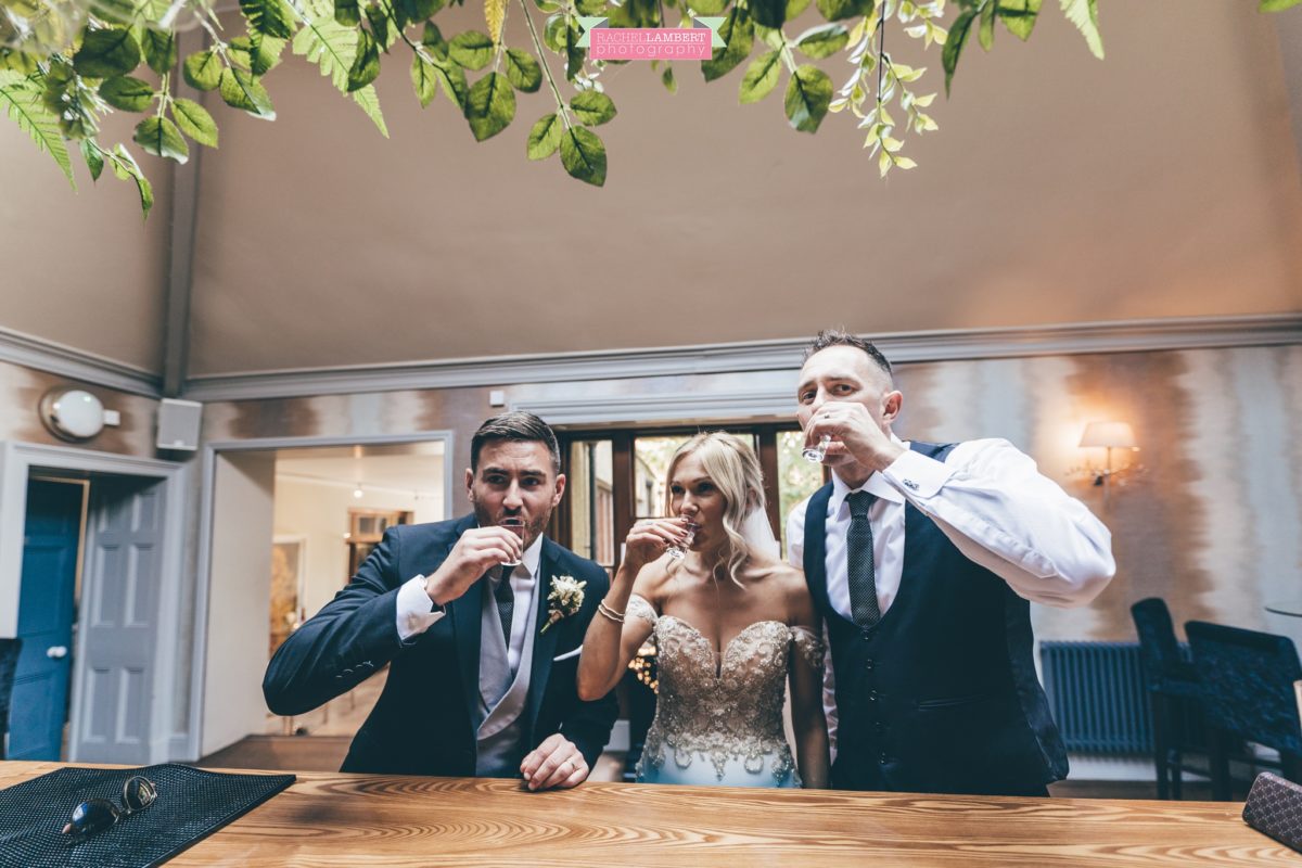 fairyhill gower rachel lambert photography cardiff wedding photographer doing shots