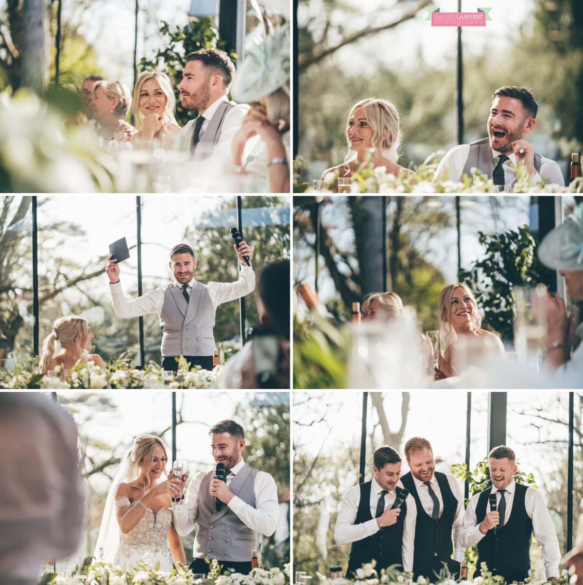 fairyhill gower rachel lambert photography cardiff wedding photographer bride and groom speeches