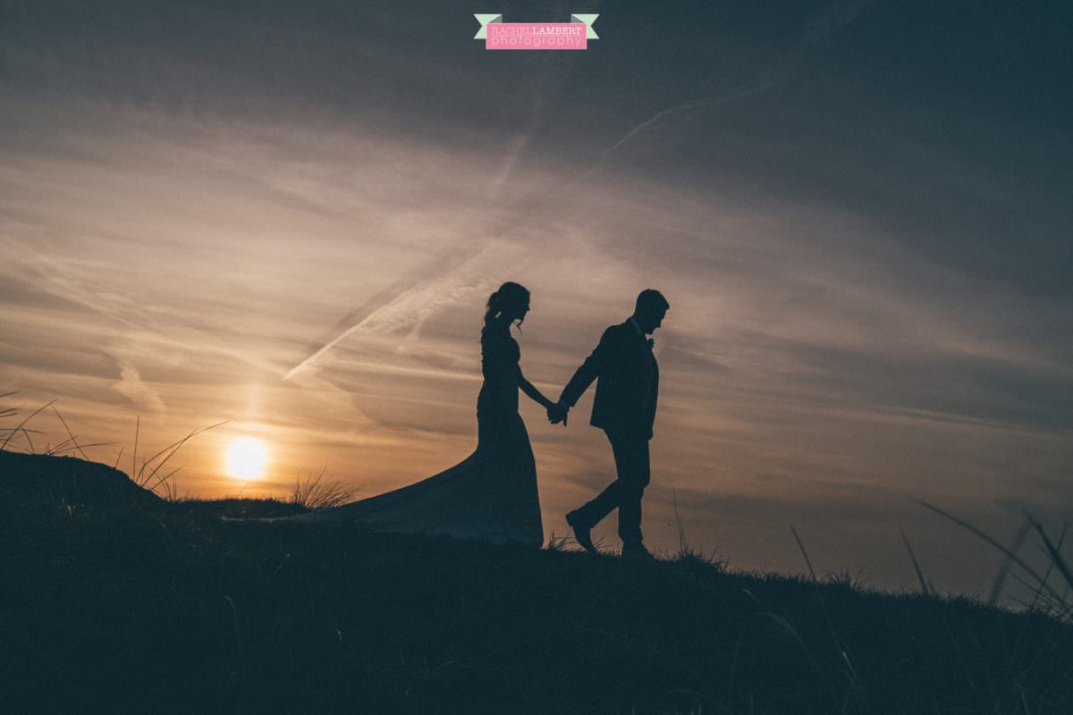 fairyhill gower rachel lambert photography cardiff wedding photographer bride and groom golden hour