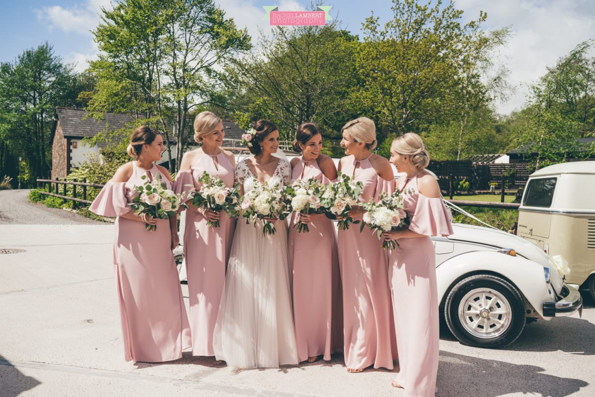 rachel lambert photography cardiff wedding photographer llanerch vineyard bridesmaids