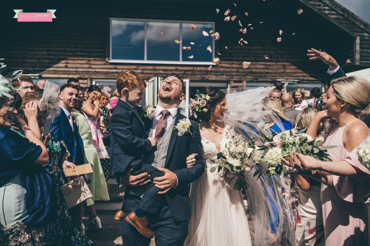 cardiff wedding photographer llanerch vineyard confetti