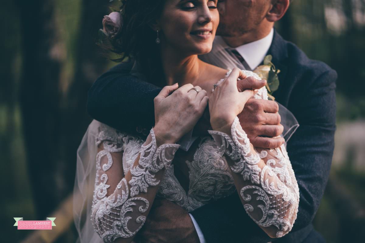 cardiff wedding photographer llanerch vineyard woodland walk couple shots