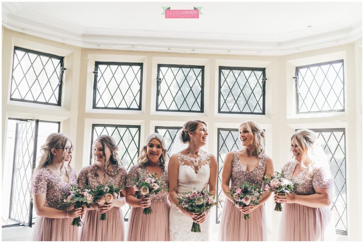 cardiff wedding photographer miskin manor rachel lambert photography bride and bridesmaids