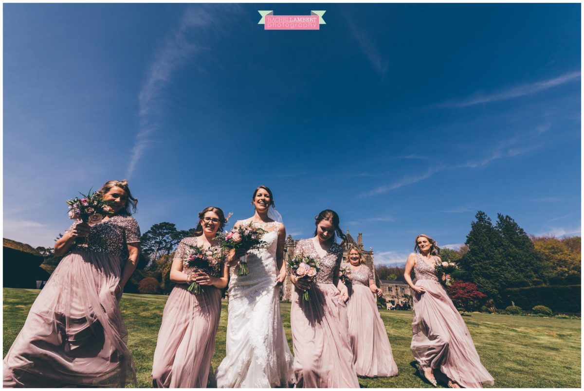 cardiff wedding photographer miskin manor rachel lambert photography bride and bridesmaids