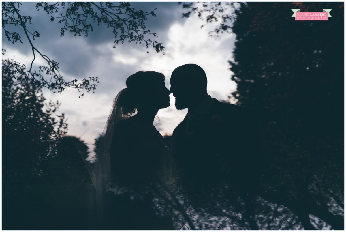 cardiff wedding photographer miskin manor rachel lambert photography bride and groom silhouette