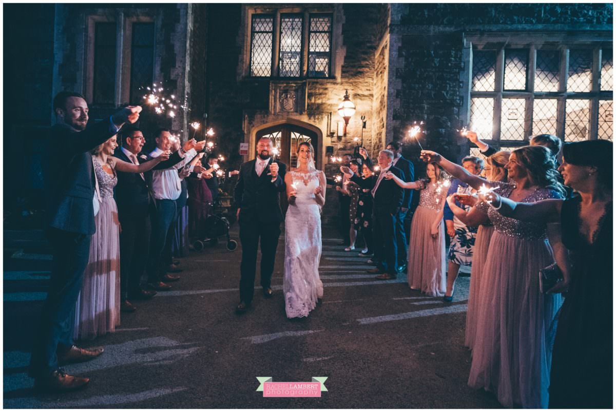 cardiff wedding photographer miskin manor rachel lambert photography sparklers