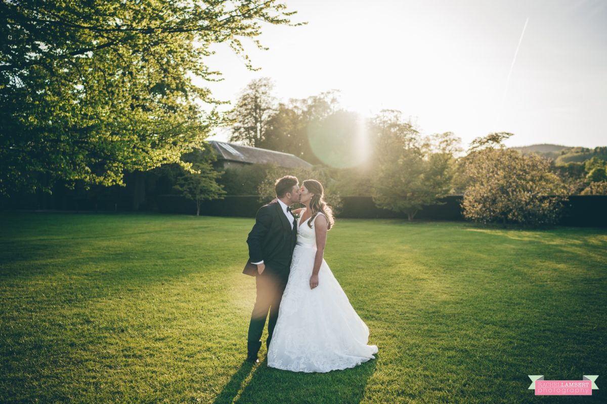 glanusk esate wedding rachel lambert photography bride and groom golden hour