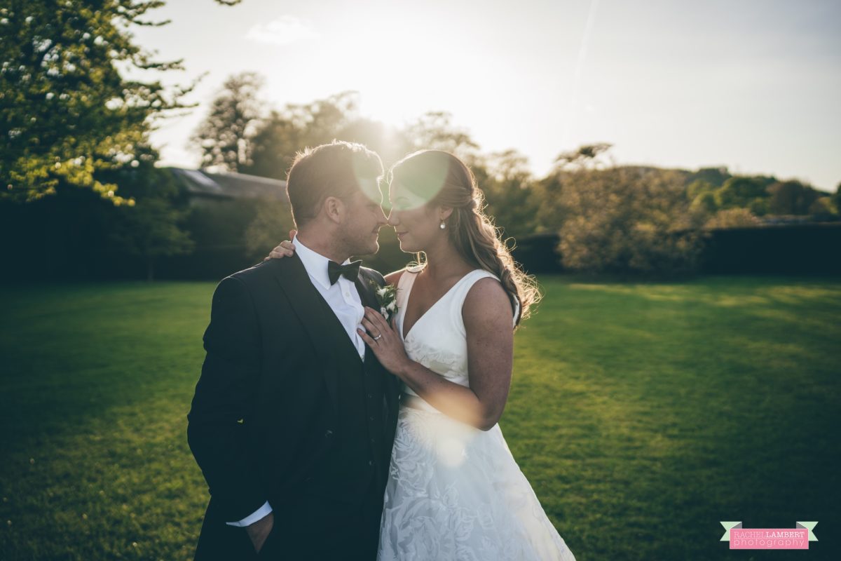 glanusk estate wedding rachel lambert photography bride and groom golden hour