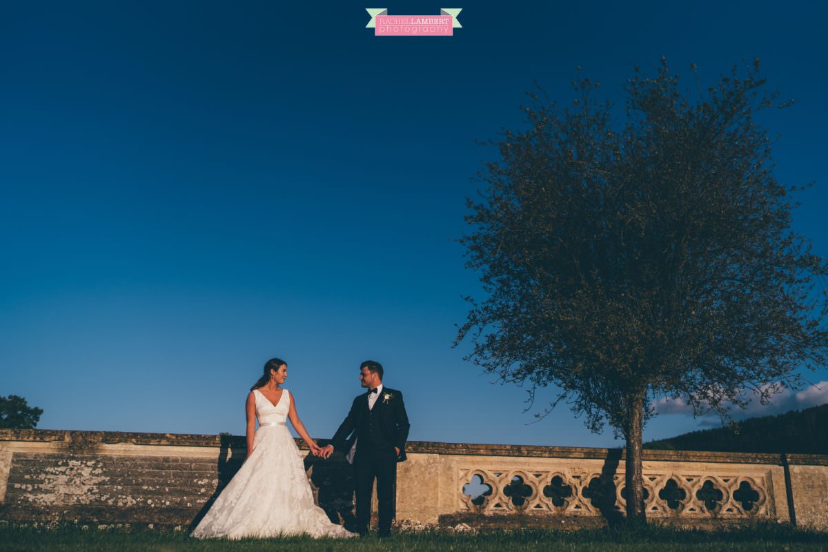 glanusk estate wedding rachel lambert photography bride and groom golden hour