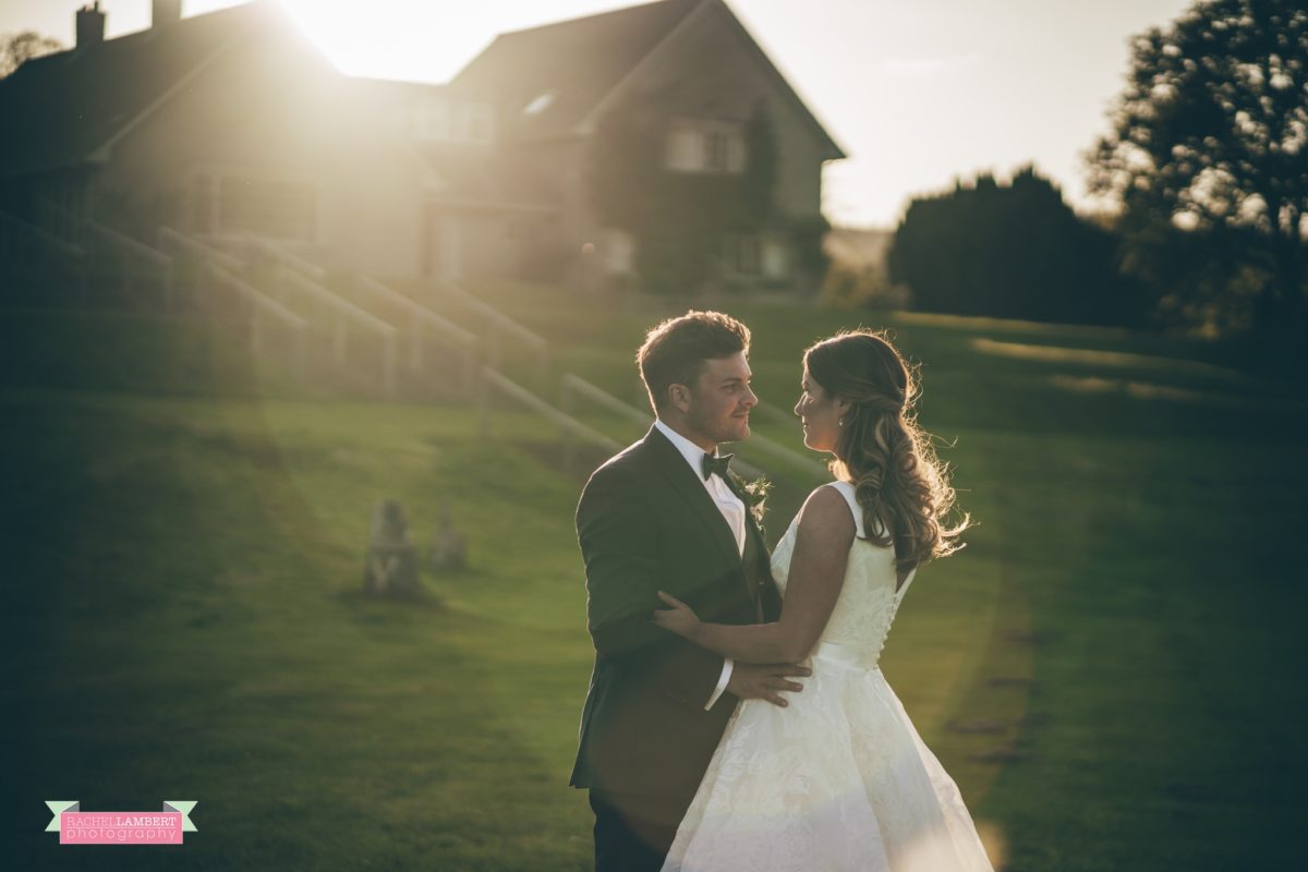 glanusk estate wedding rachel lambert photography bride and groom golden hour