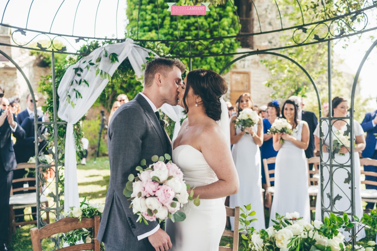 rachel lambert photography destination wedding photographer Borgo di Tragliata rome italy first kiss